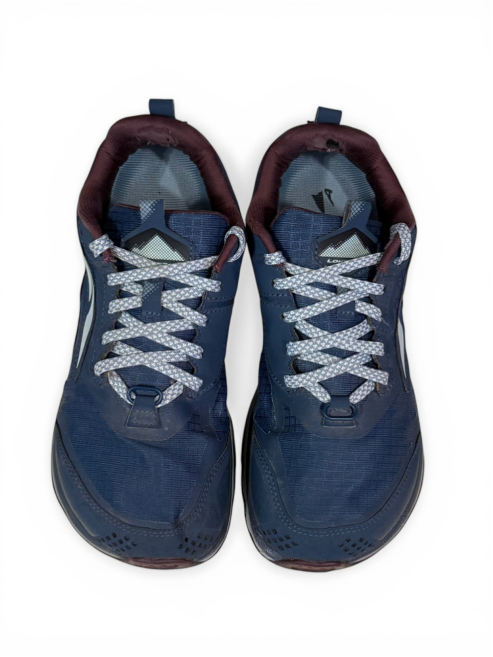 Altra Lone Peak 5 Trail Running Shoes Navy Burgundy Women's Size 8.5 Hiking - Picture 3 of 8